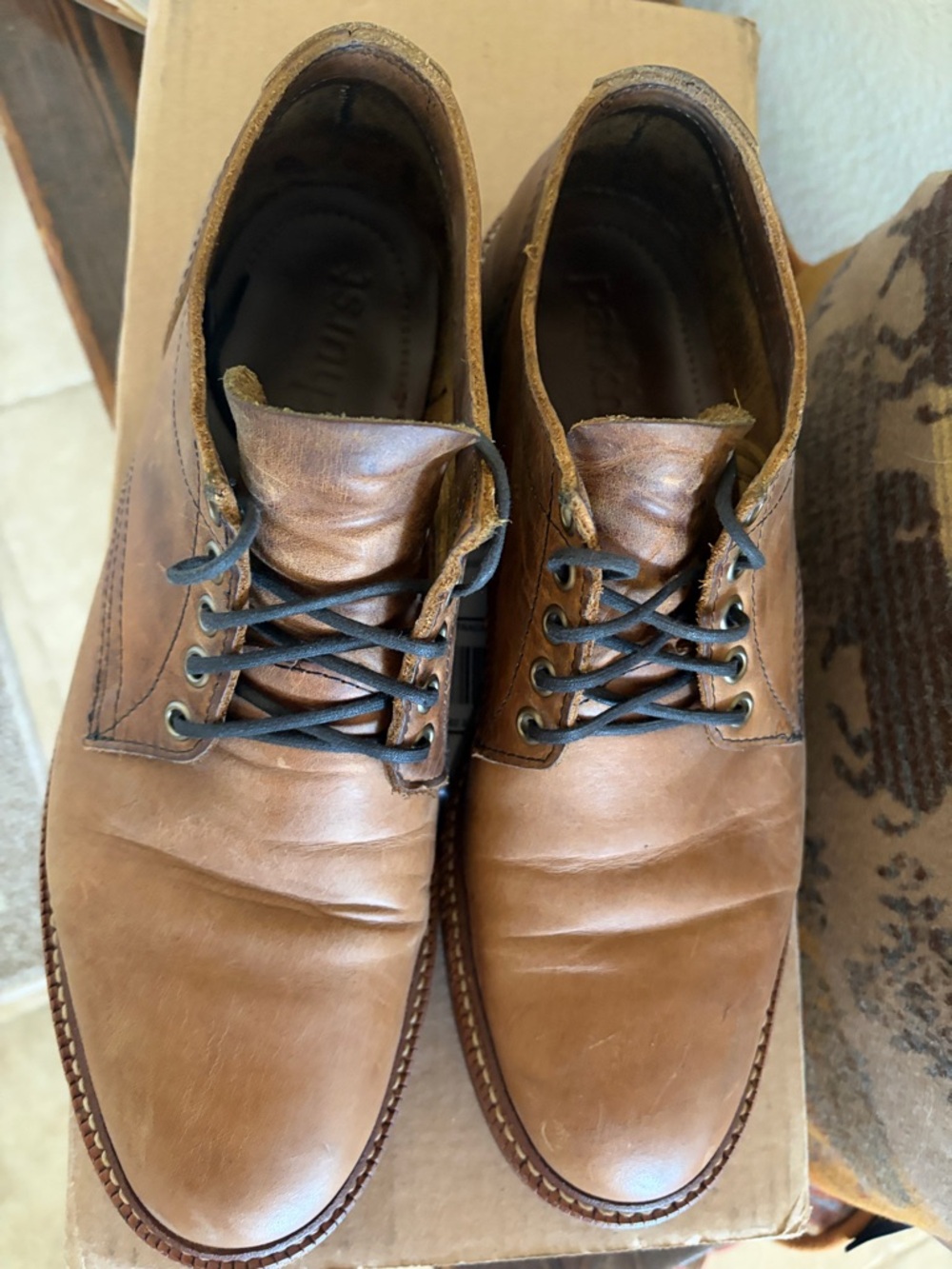 Parkhurst Bidwell 2.0 Derby Shoe Factory Sample Size 10 five eyelet rare - Picture 3 of 9